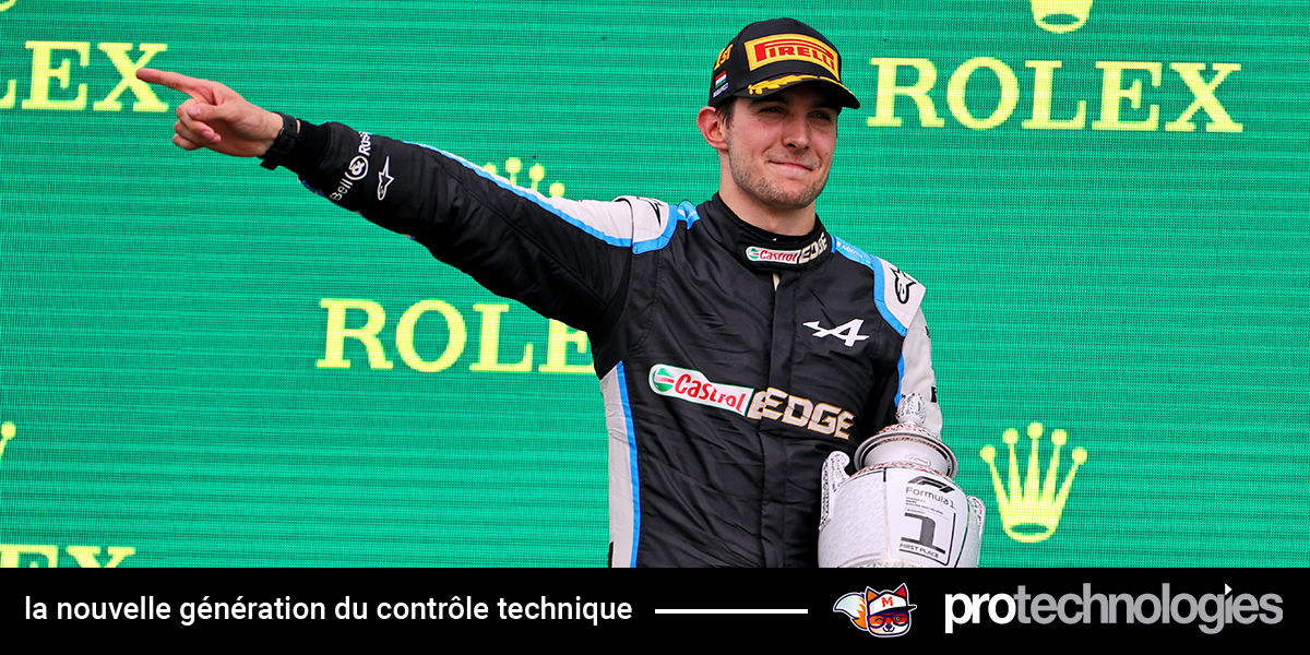 Victoire historique du pilote Esteban Ocon au Grand Prix de Hongrie 2021 !